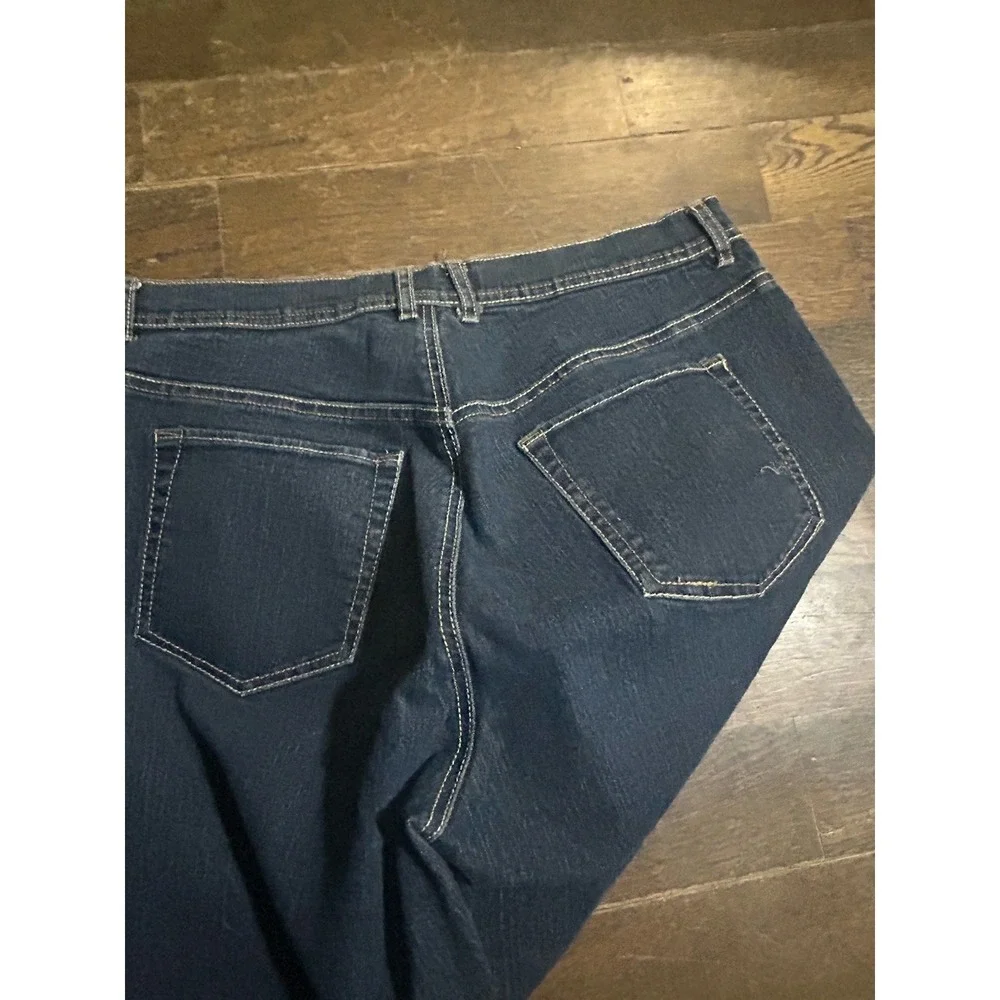 Gloria Vanderbilt Jeans Women's Size‎ 16 Dark Wash Classic Fit Straight Lg